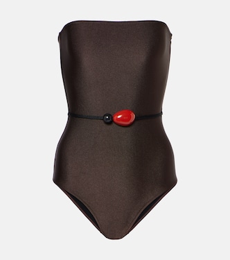 Embellished bandeau swimsuit | Adriana Degreas