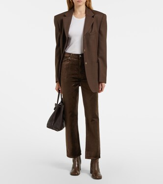 Pantaloni regular Le Sleek Straight | Frame