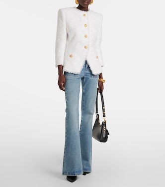 Jean flare à taille haute | Balmain