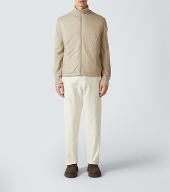 Wool and cashmere-trimmed jacket | Moncler