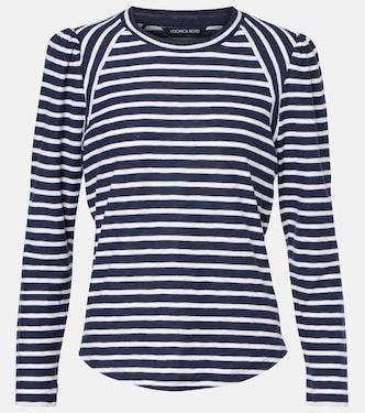 Top in jersey di cotone a righe | Veronica Beard