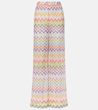 Zigzag palazzo pants | Missoni