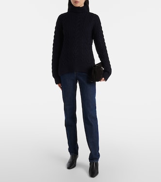 Jeans slim de tiro alto | Toteme