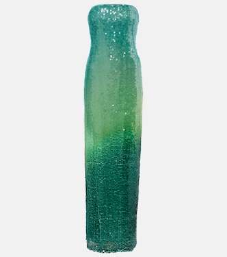 Robe longue Translucent à sequins | Simkhai