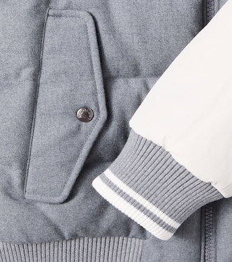 Collegejacke Alvaro aus Wollflanell | Moncler Enfant