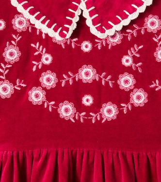 Millie embroidered cotton and linen dress | Bebe Organic