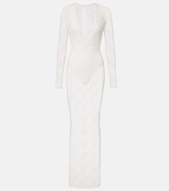 Bridal sheer lace gown | Alex Perry