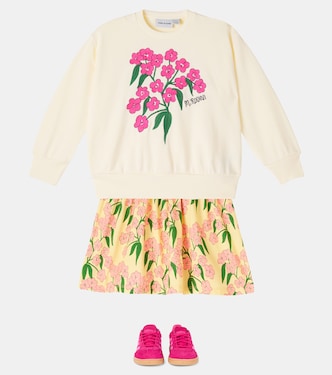 Printed cotton sweatshirt | Mini Rodini