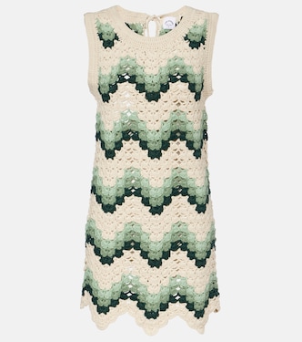 Vestido corto Tidal Sandrine de croché de algodón | The Upside