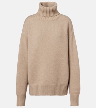 Jersey de cuello alto Oversize Xtra de cachemir | Extreme Cashmere