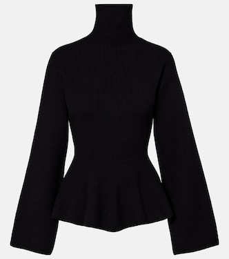 Turtleneck wool and cashmere top | Róhe