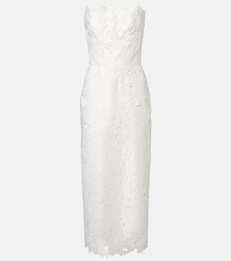 Lace bustier gown | Costarellos