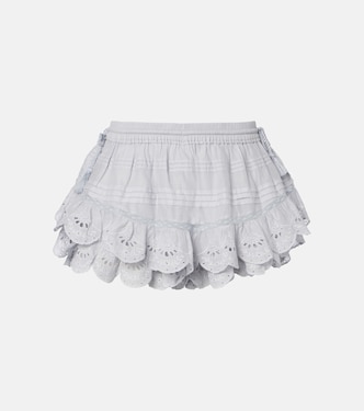 Puria cotton broderei anglaise shorts | Marant Etoile