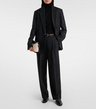 Pull sans manches en laine et soie | Toteme