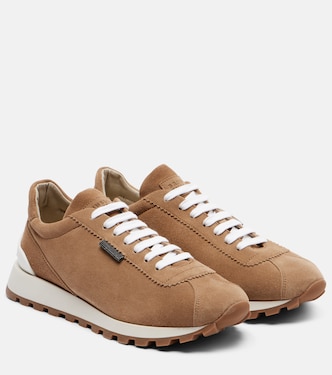 Monili suede sneakers | Brunello Cucinelli
