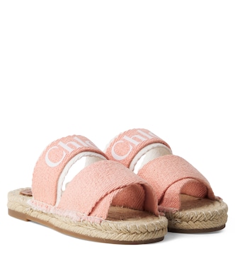 Logo espadrille sandals | Chloé Kids