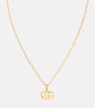 Collier en or 18 carats et topaze Double G | Gucci