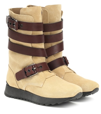 Stivaletti in suede e pelle | Loewe