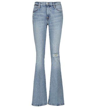Jeans flared distressed Le High Flare | Frame