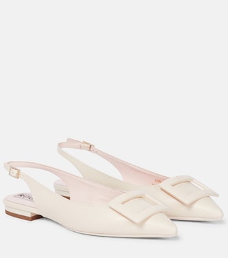 Ballerine slingback Gommettine in pelle | Roger Vivier