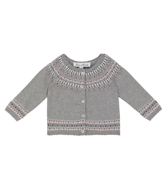 Baby - Cardigan in cotone, lana e cashmere | Tartine et Chocolat