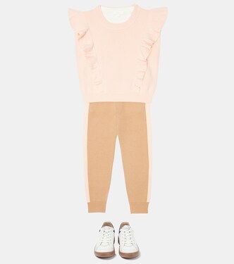 Pullover in cotone e lana a trecce | Chloé Kids