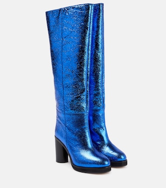 Botas altas Lylene de piel metalizada | Isabel Marant