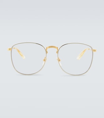 Occhiali squadrati in metallo | Gucci