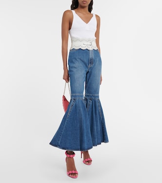 La Bombe 90 suede sandals | Alaïa