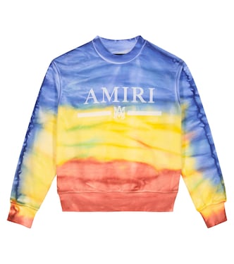 Tie-dye cotton-blend sweatshirt | Amiri Kids