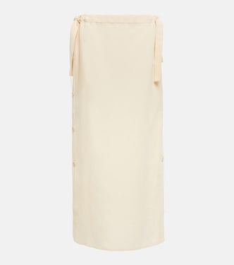 Linen-blend maxi skirt | Toteme