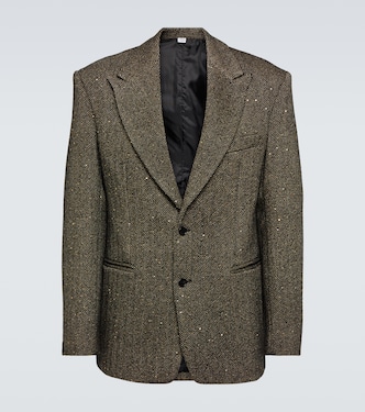 Blazer monopetto in misto lana | Winnie New York