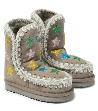 Stivali in suede con stampa | Mou Kids