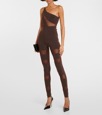 Leggings de jersey de tiro alto | Norma Kamali