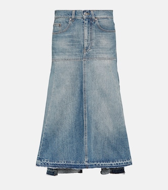 Denim midi skirt | Victoria Beckham