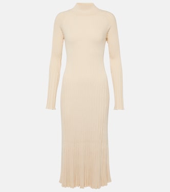Carmen ribbed-knit high-neck midi dress | Proenza Schouler