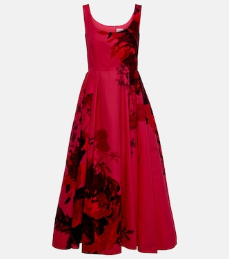 Abito lungo in faille di cotone | Erdem
