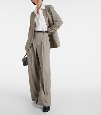 Pantaloni a gamba larga e vita media | Tod's