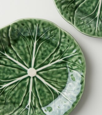 Couve set of 4 ceramic dessert plates | Bordallo Pinheiro