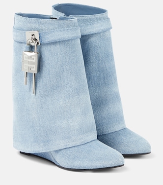 Stiefel Shark Lock aus Denim | Givenchy