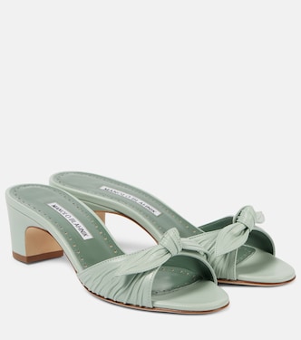 Sandali Lolloso 50 in pelle | Manolo Blahnik