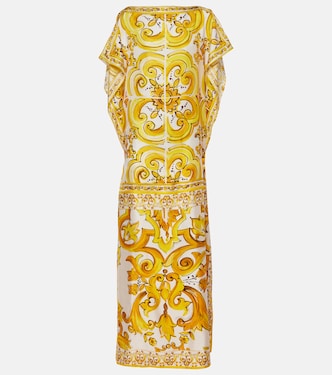 Kaftan Majolica aus Seide | Dolce&Gabbana