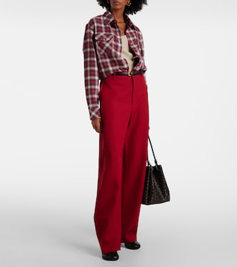 Ski Santa Fe tartan cashmere shirt | God's True Cashmere
