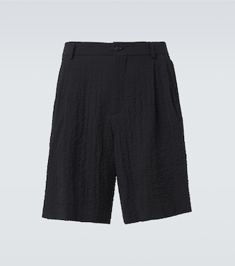 Shorts aus Woll-Seersucker | Giorgio Armani