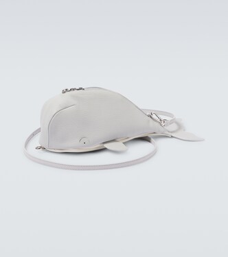 x Suna Fujita Whale Puzzle leather tote bag | Loewe