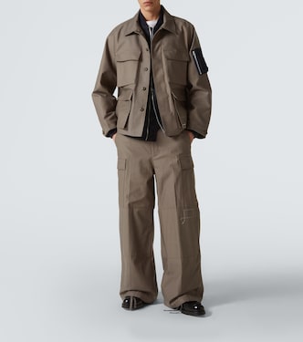 Layered cotton jacket | Sacai