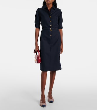 Linen and wool shirtdress | Loro Piana