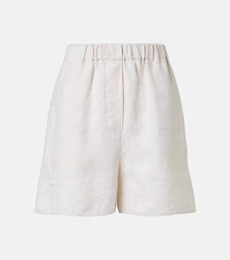 Angelo linen Bermuda shorts | Loro Piana
