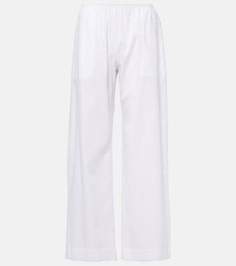 Weite Mid-Rise-Hose Yoko aus Baumwolle | Leset