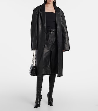 Cappotto oversize in pelle | Entire Studios